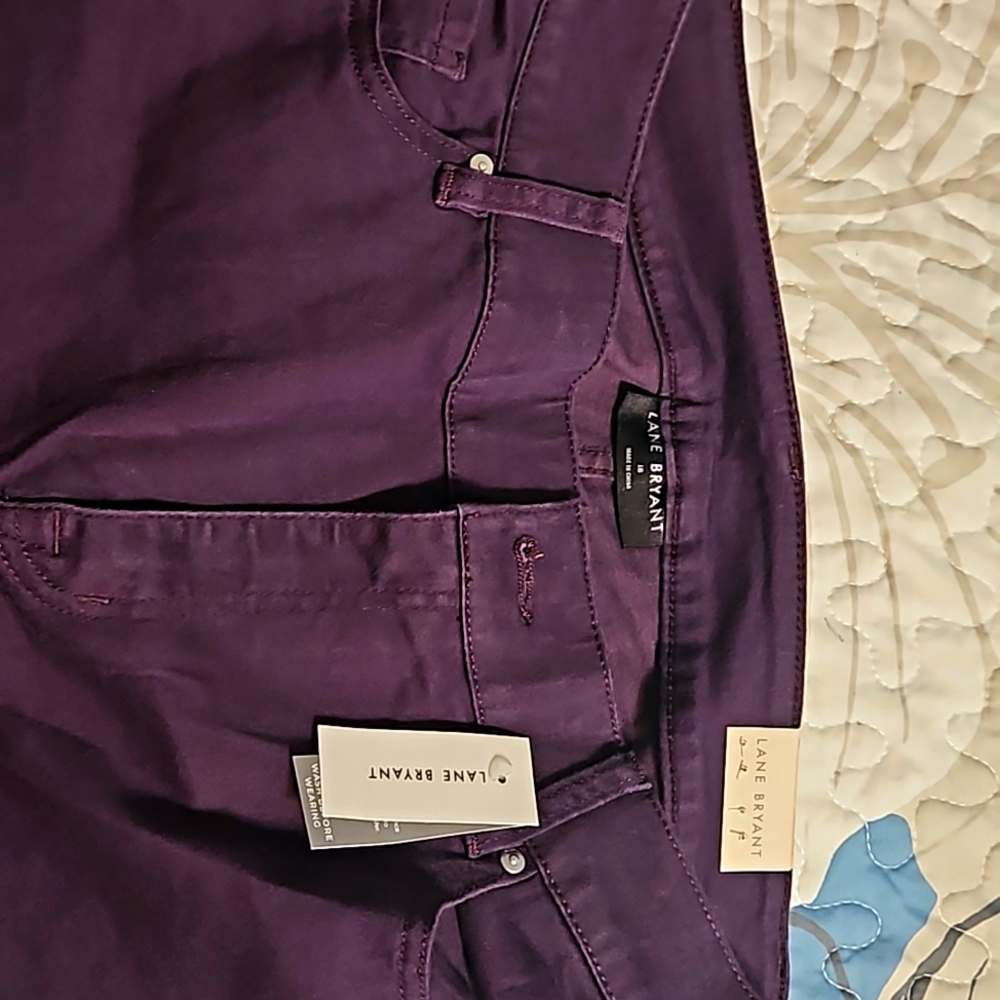 NWT Lane Bryant stretch curvy jeans sz 16